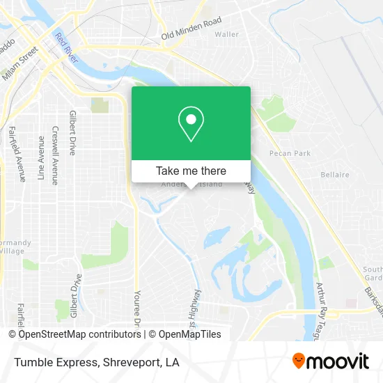 Tumble Express map