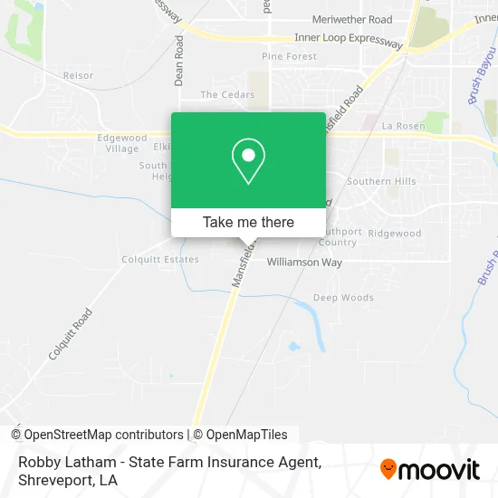 Robby Latham - State Farm Insurance Agent map