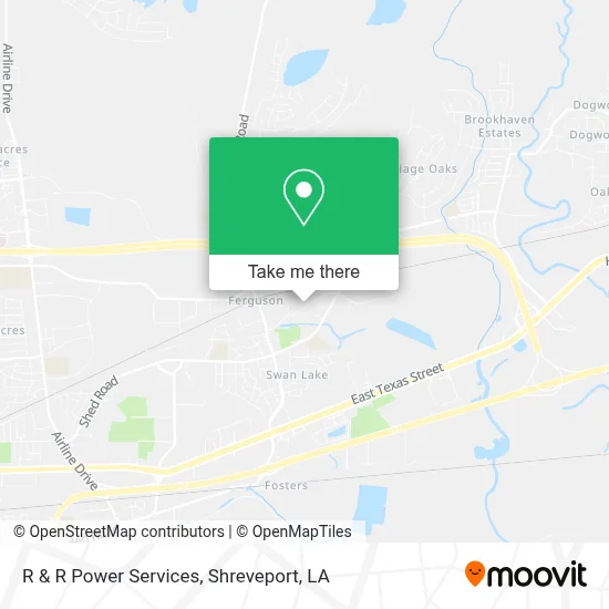 R & R Power Services map