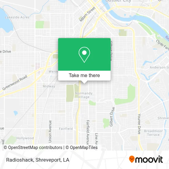 Radioshack map