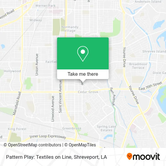 Pattern Play: Textiles on Line map