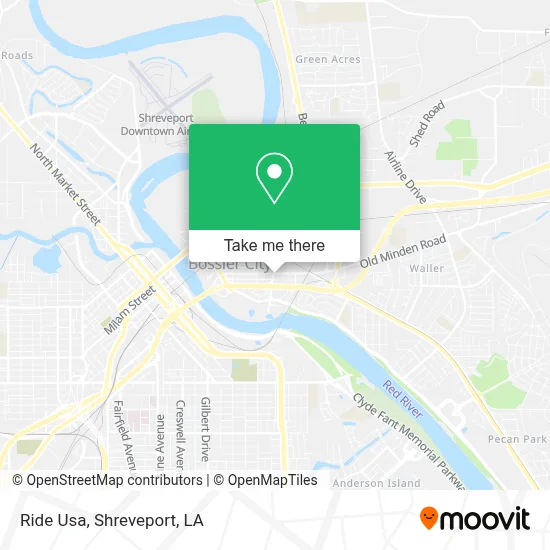 Ride Usa map