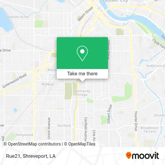 Rue21 map