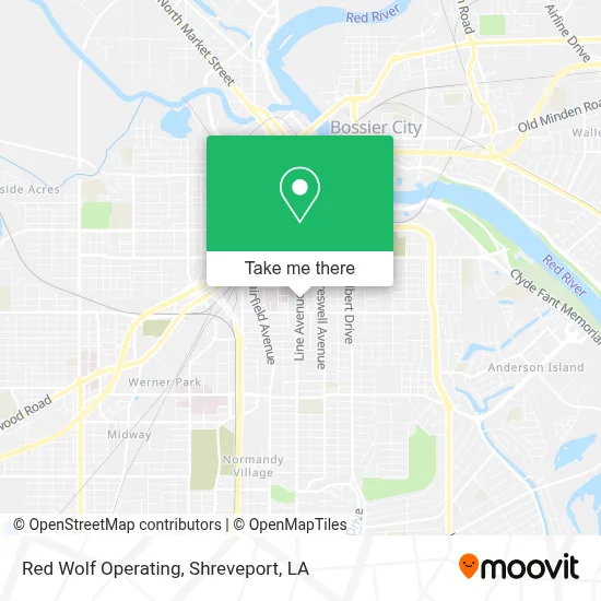 Red Wolf Operating map