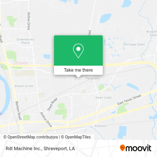 Rdl Machine Inc. map