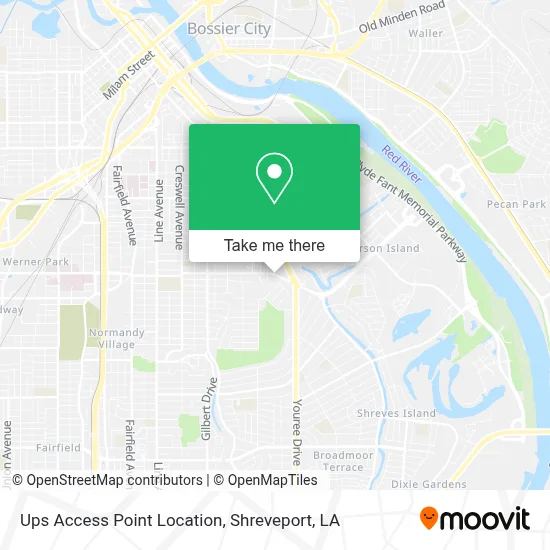 Ups Access Point Location map