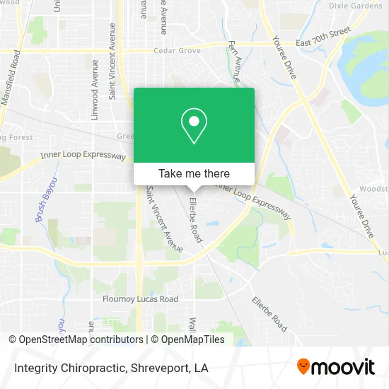 Integrity Chiropractic map