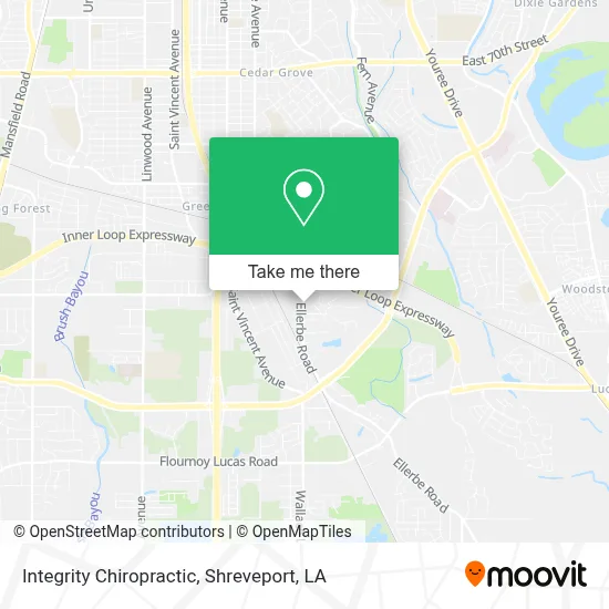 Integrity Chiropractic map