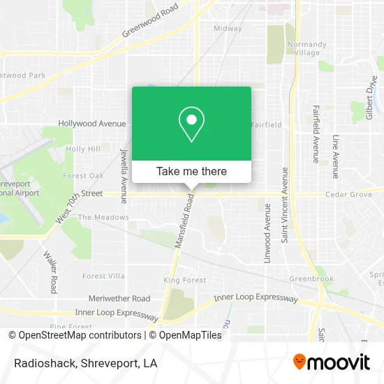 Radioshack map