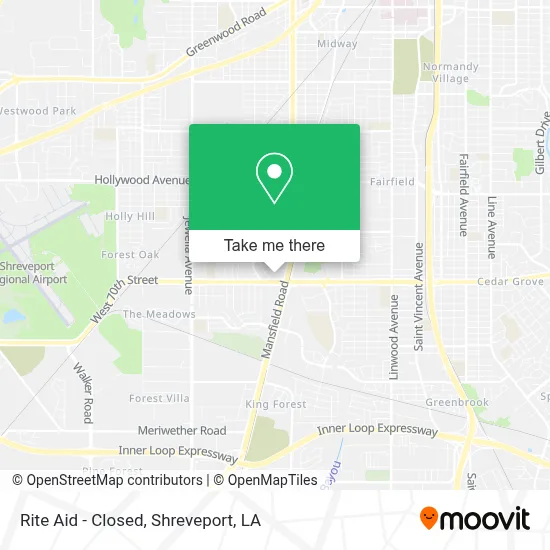 Rite Aid - Closed map