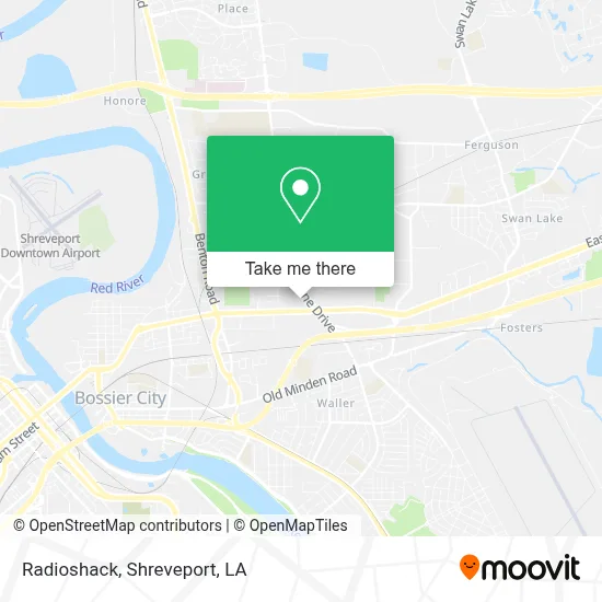 Radioshack map