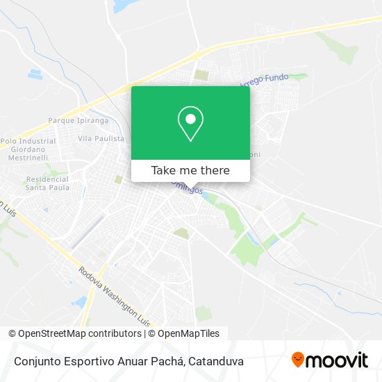 Mapa Conjunto Esportivo Anuar Pachá