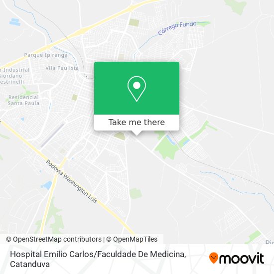 Hospital Emílio Carlos / Faculdade De Medicina map