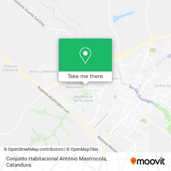 Conjunto Habitacional Antônio Mastrocola map