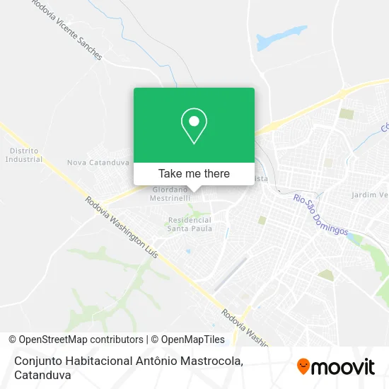 Conjunto Habitacional Antônio Mastrocola map