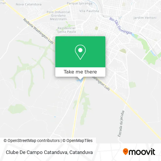Clube De Campo Catanduva map