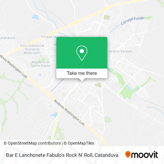 Bar E Lanchonete Fabulo's Rock N' Roll map