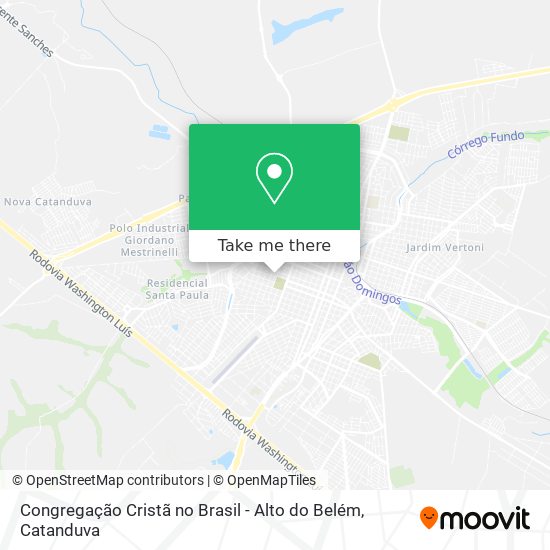Congregação Cristã no Brasil - Alto do Belém map