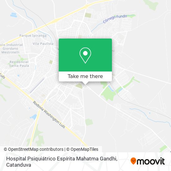 Hospital Psiquiátrico Espírita Mahatma Gandhi map