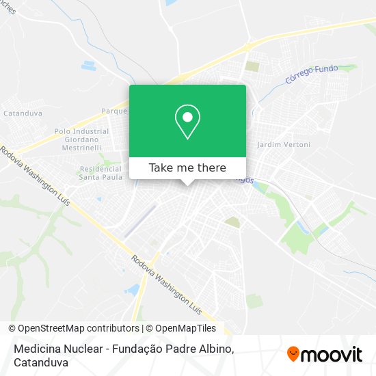 Mapa Medicina Nuclear - Fundação Padre Albino