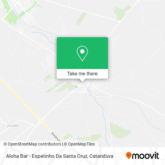 Aloha Bar - Espetinho Da Santa Cruz map