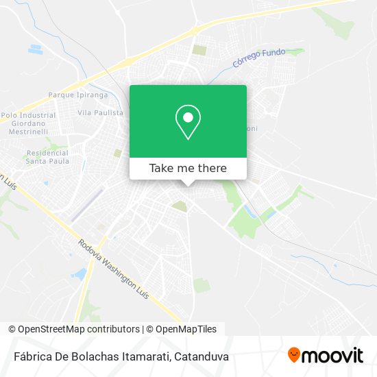 Mapa Fábrica De Bolachas Itamarati