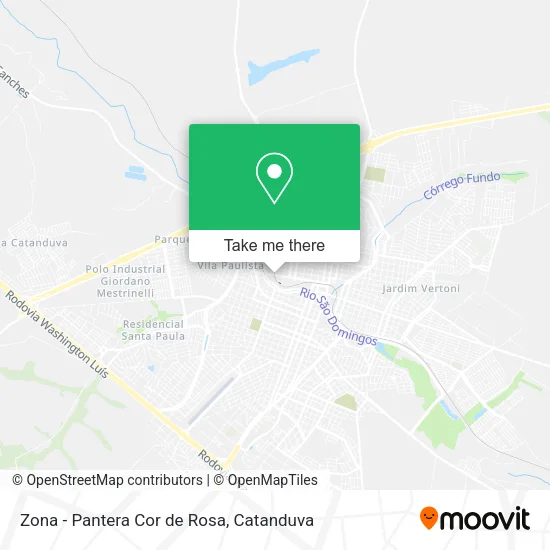 Zona - Pantera Cor de Rosa map