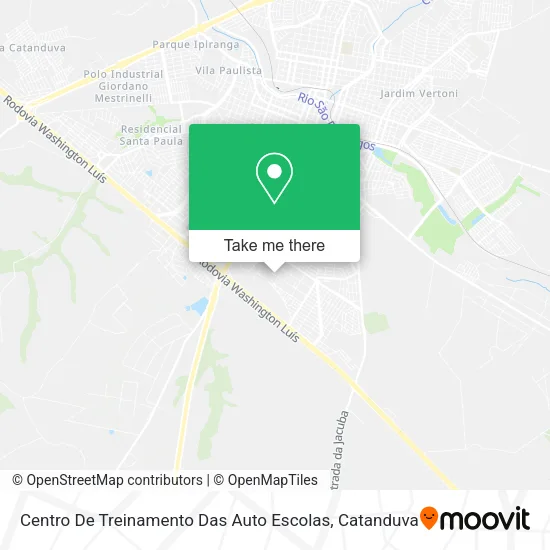 Centro De Treinamento Das Auto Escolas map