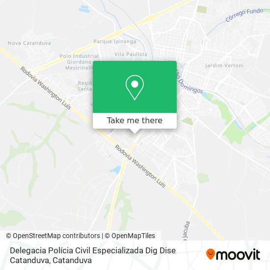 Delegacia Polícia Civil Especializada Dig Dise Catanduva map