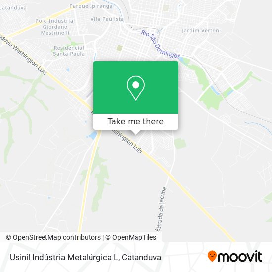Usinil Indústria Metalúrgica L map