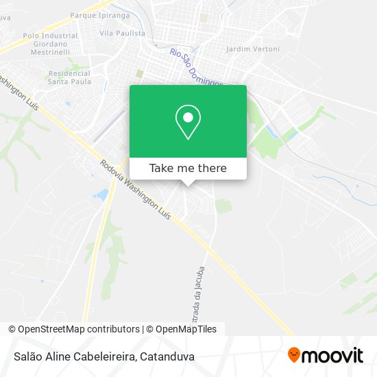 Salão Aline Cabeleireira map