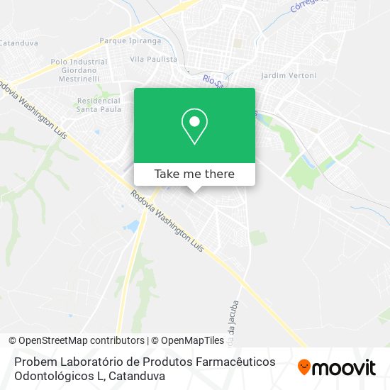 Probem Laboratório de Produtos Farmacêuticos Odontológicos L map