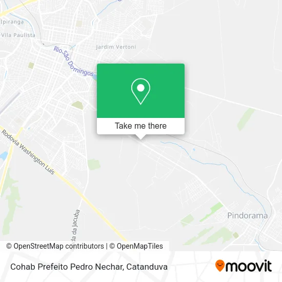 Cohab Prefeito Pedro Nechar map