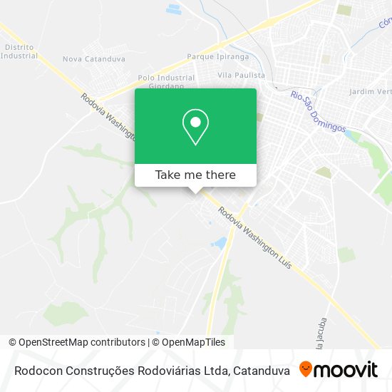 Rodocon Construções Rodoviárias Ltda map