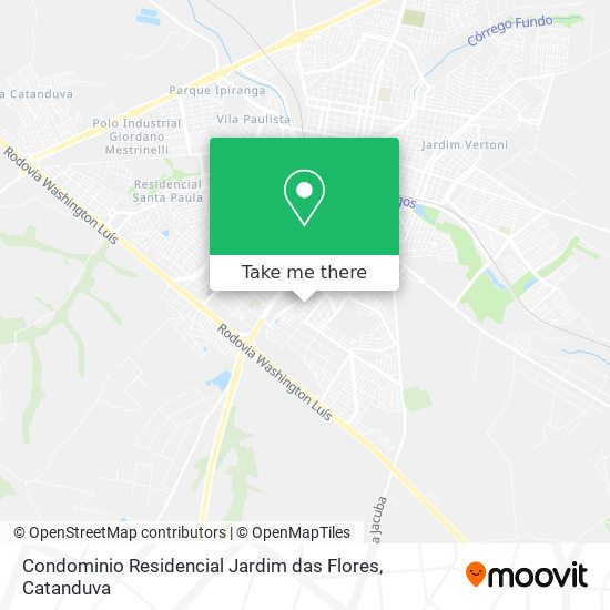 Condominio Residencial Jardim das Flores map