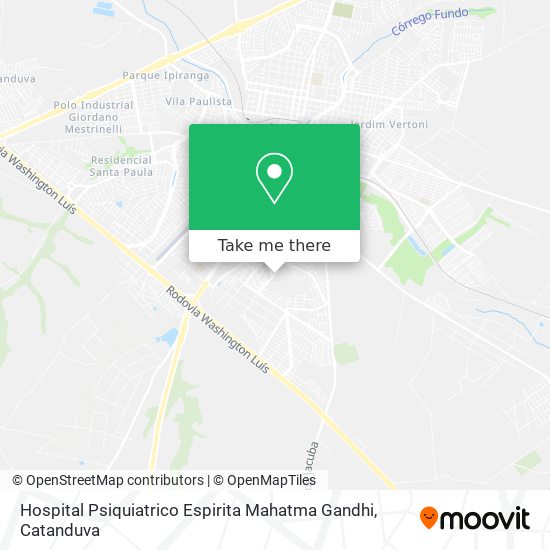 Hospital Psiquiatrico Espirita Mahatma Gandhi map