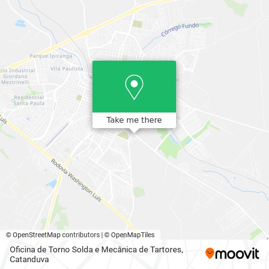 Mapa Oficina de Torno Solda e Mecânica de Tartores