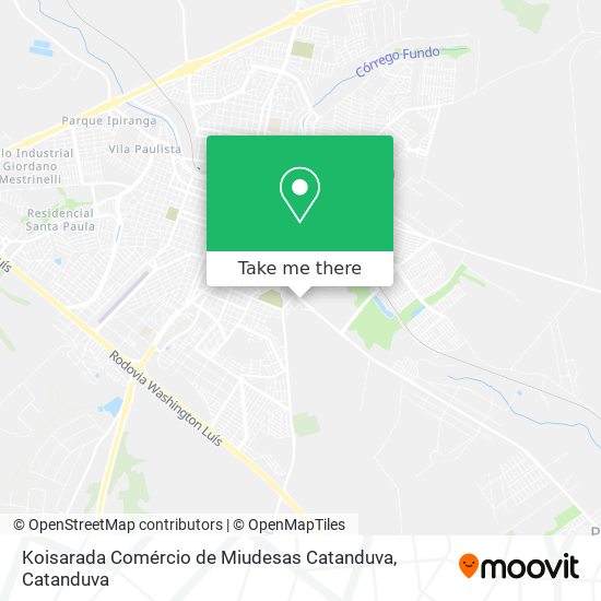 Koisarada Comércio de Miudesas Catanduva map