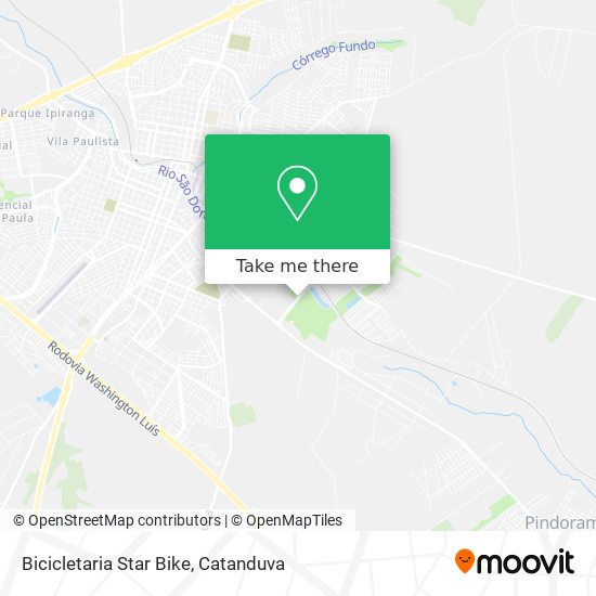 Bicicletaria Star Bike map