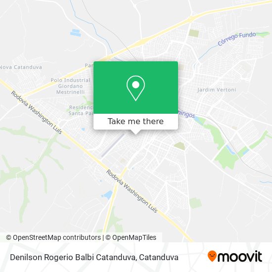Denilson Rogerio Balbi Catanduva map