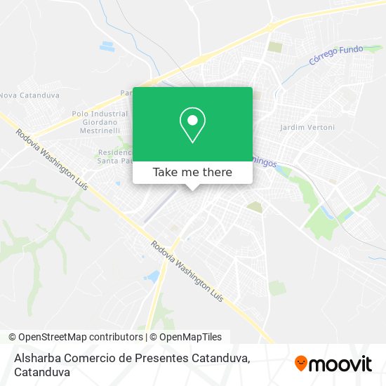 Alsharba Comercio de Presentes Catanduva map