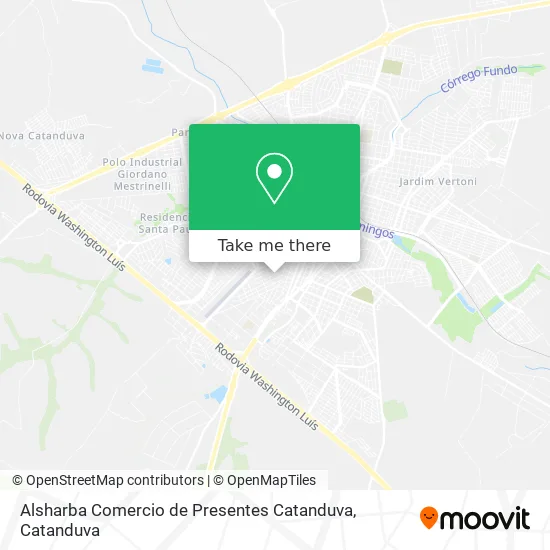 Alsharba Comercio de Presentes Catanduva map