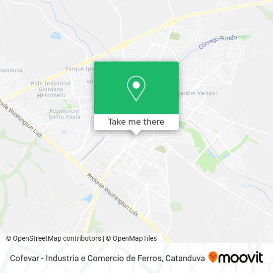 Cofevar - Industria e Comercio de Ferros map