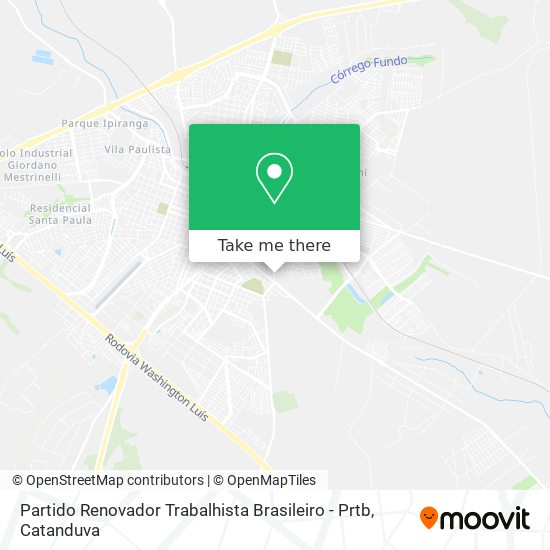 Partido Renovador Trabalhista Brasileiro - Prtb map