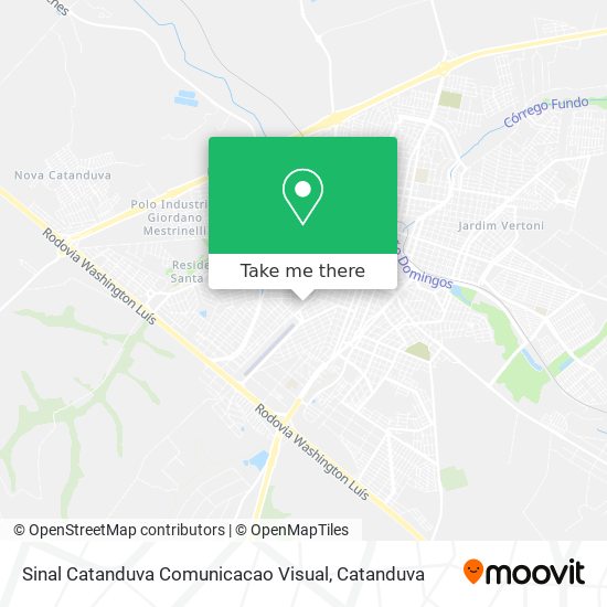 Sinal Catanduva Comunicacao Visual map