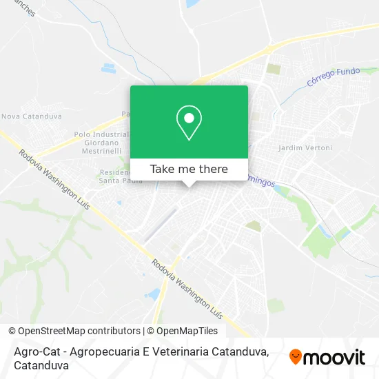 Agro-Cat - Agropecuaria E Veterinaria Catanduva map