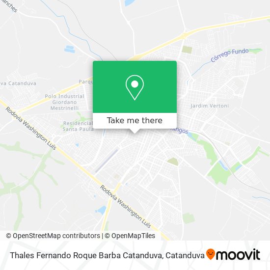 Thales Fernando Roque Barba Catanduva map