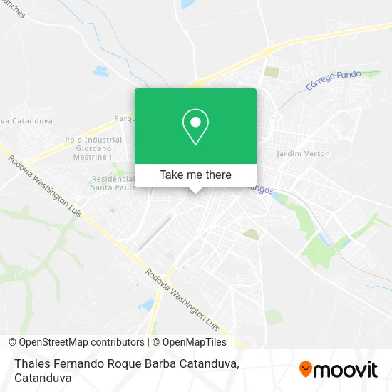 Thales Fernando Roque Barba Catanduva map