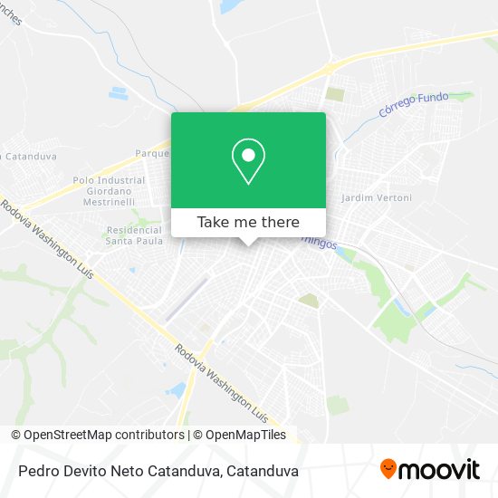 Pedro Devito Neto Catanduva map