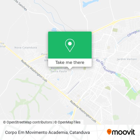 Corpo Em Movimento Academia map